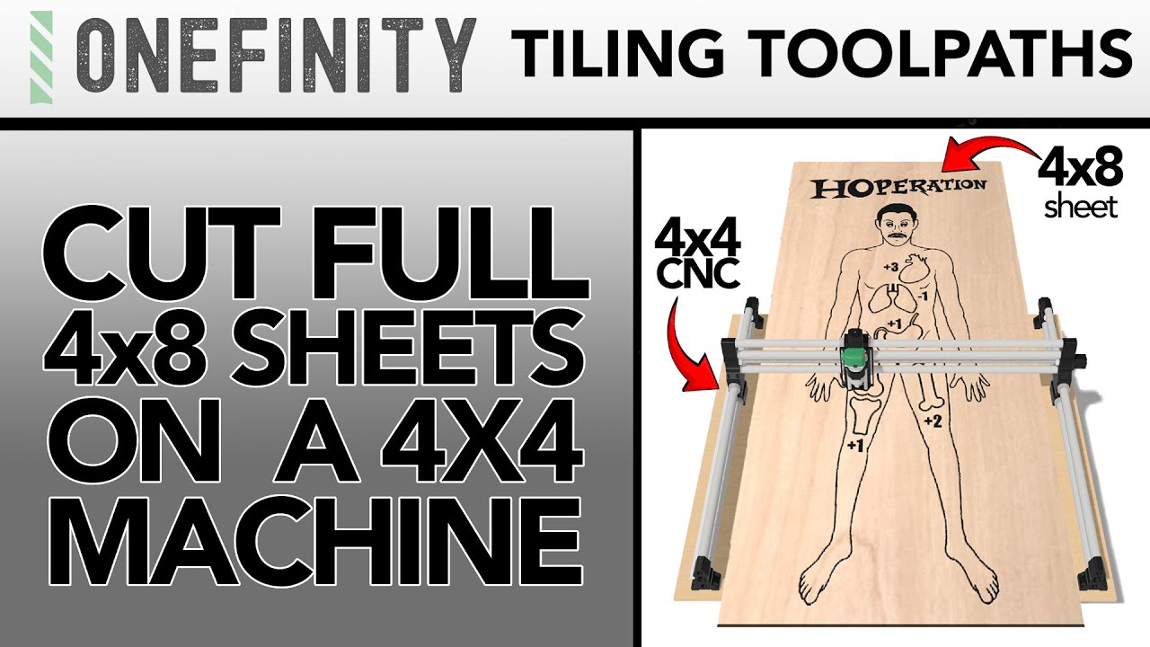 EP. 30 Onefinity CNC - Tiling a Life Sized Operation Cornhole Board