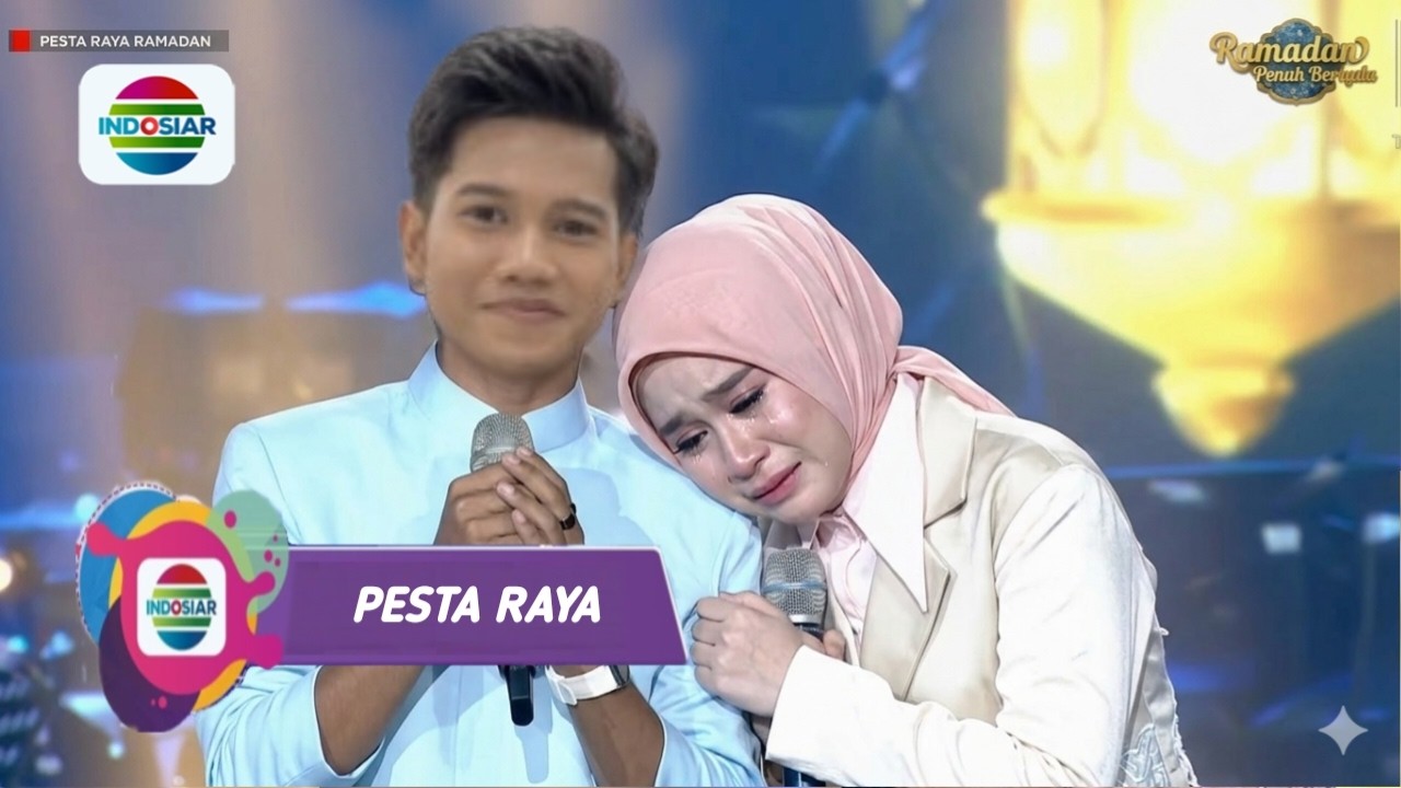 Ribuan Penonton Menangis - Detik² Valen Dan Mila Bersholawat Nabi Si Acara Pesta Raya Bikin Terharu.