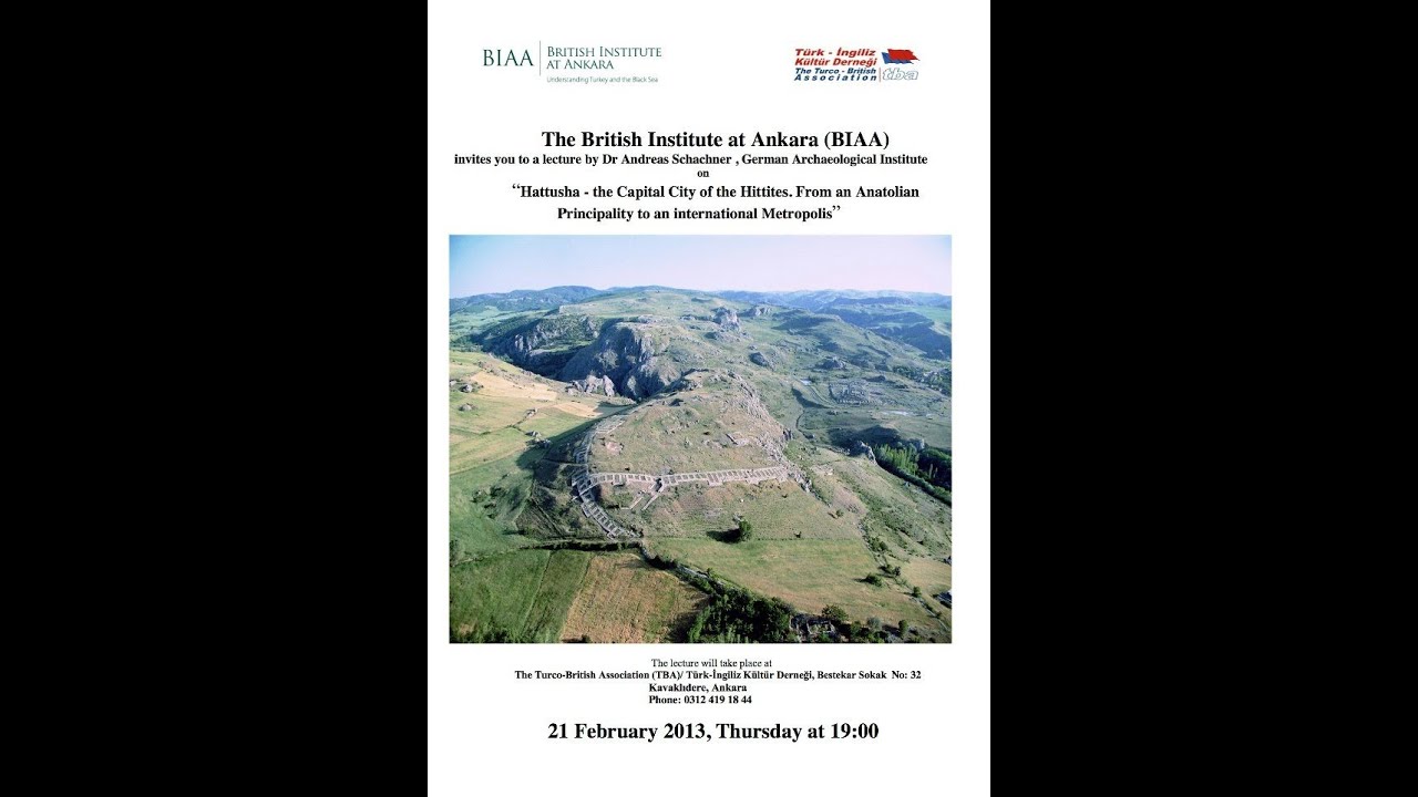 Hatusha, the Capital City of Hittites, Dr Andreas Schachner