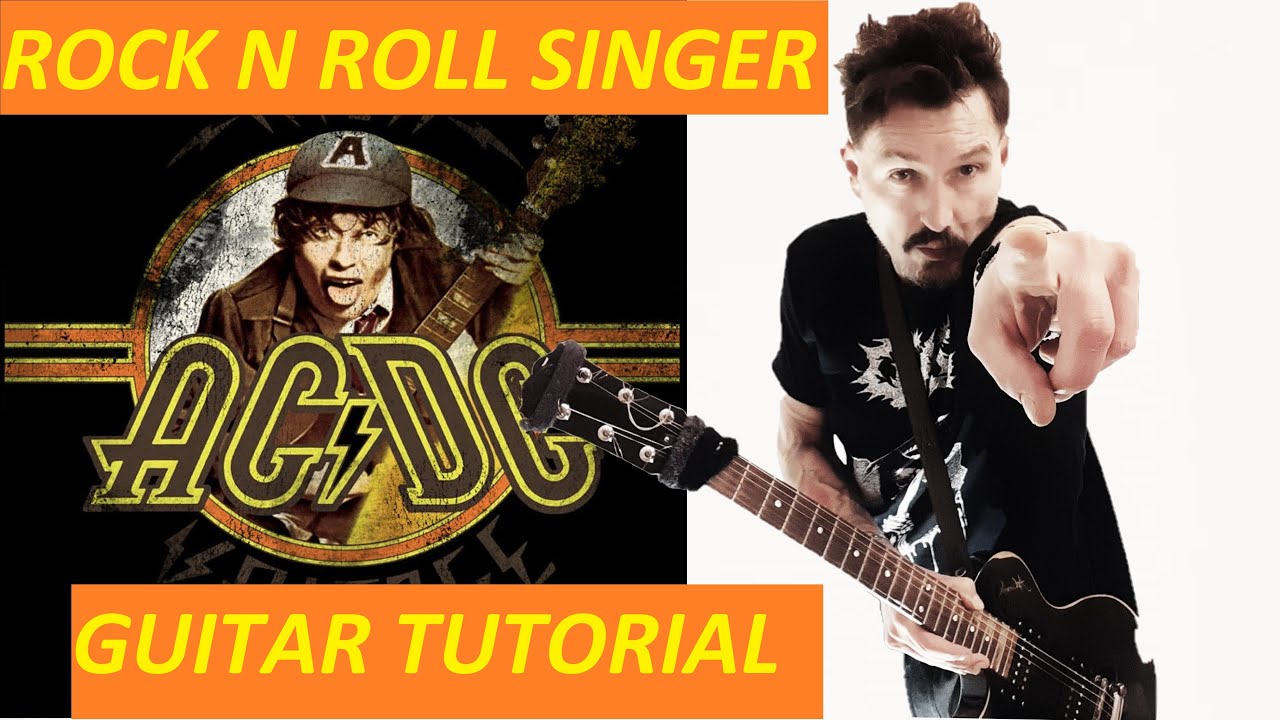 AC/DC - Rock 'n' Roll Singer - Guitar Tutorial - Riffs