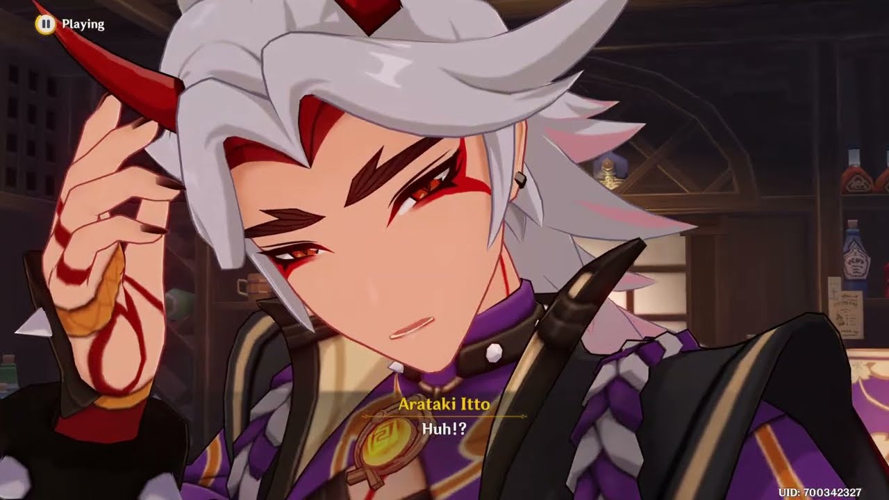 Itto drinks soy milk , [English]All cutscenes | Genshin Impact v2.6