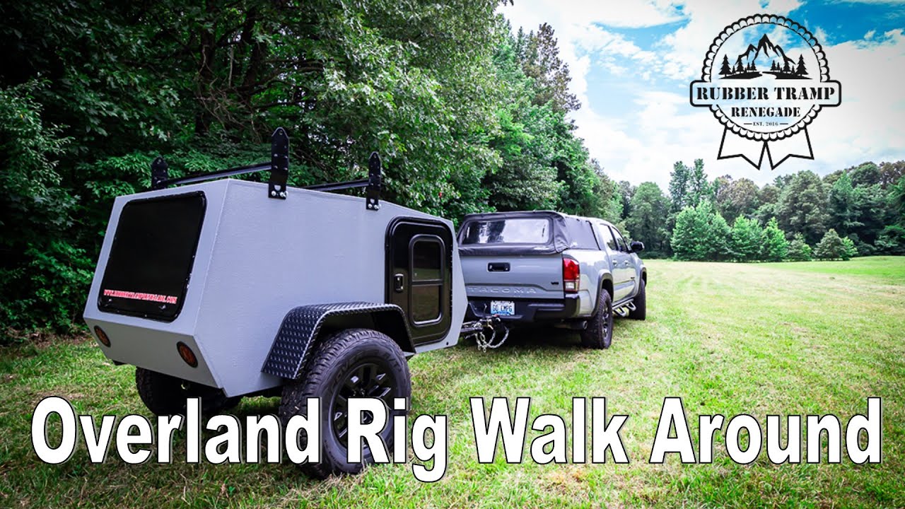 Overland Truck and Trailer Walk Around (With Trailer Measurements)