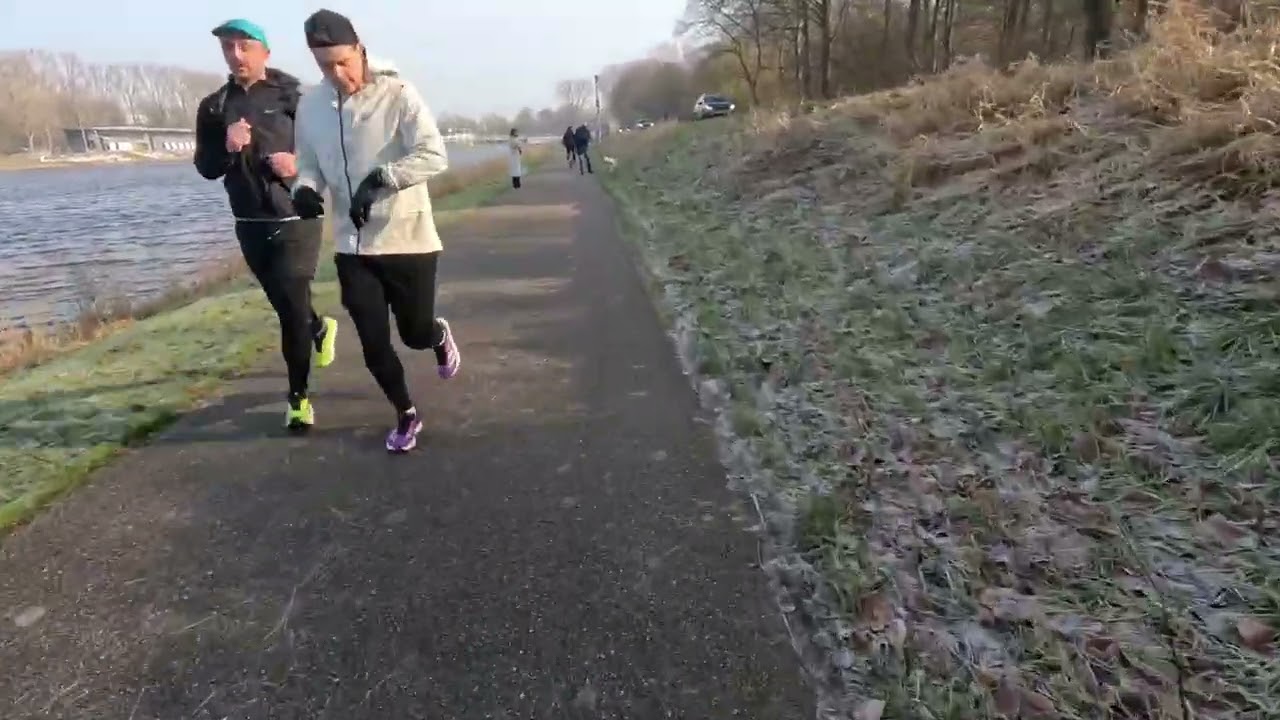 Indoor Running Scenery - Amsterdamse Bos Half Marathon