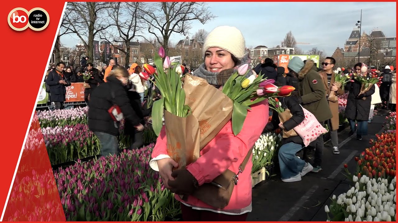 Bollenstreek draagt steentje bij aan Nationale Tulpendag in Amsterdam