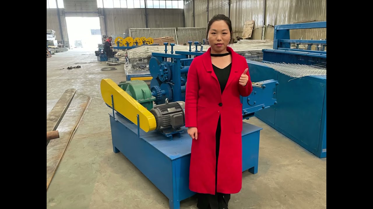 0.5mm to 12 mm crimped wire mesh weaving making machine