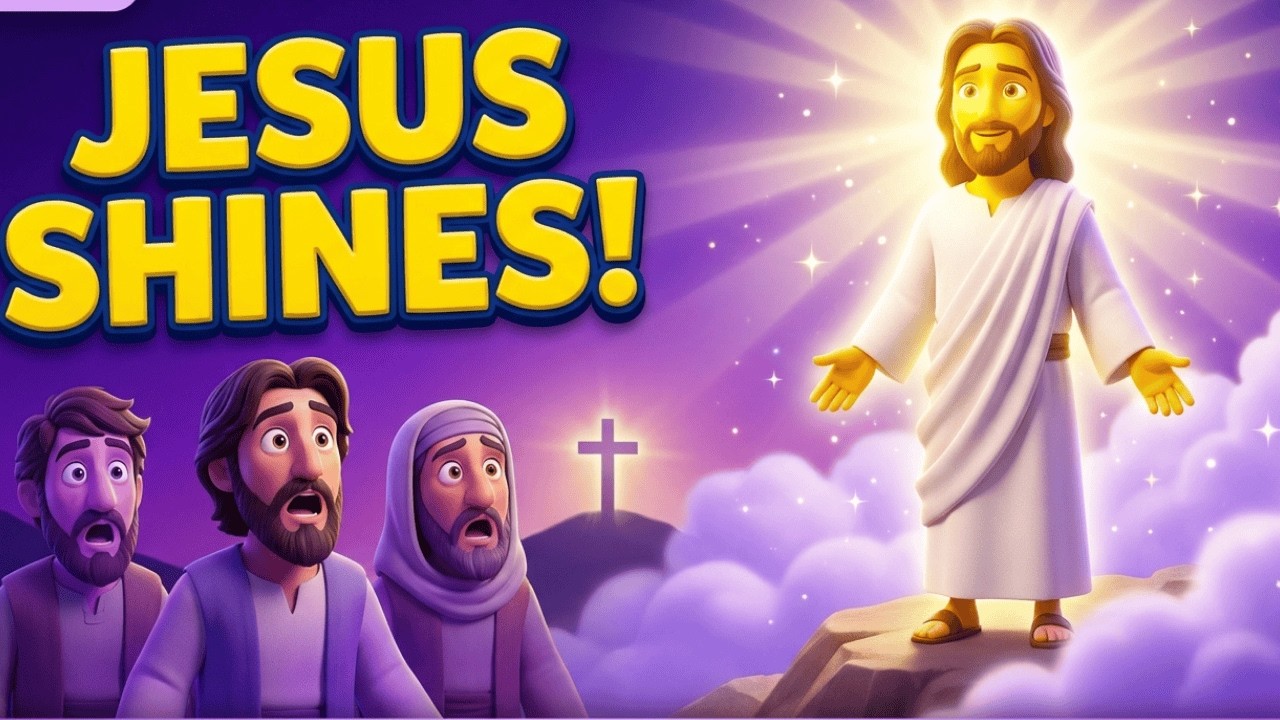 The Transfiguration of Jesus for Kids | Matthew 17:1&ndash;9 Bible Story | Listen to Him!| Gospel for Kids