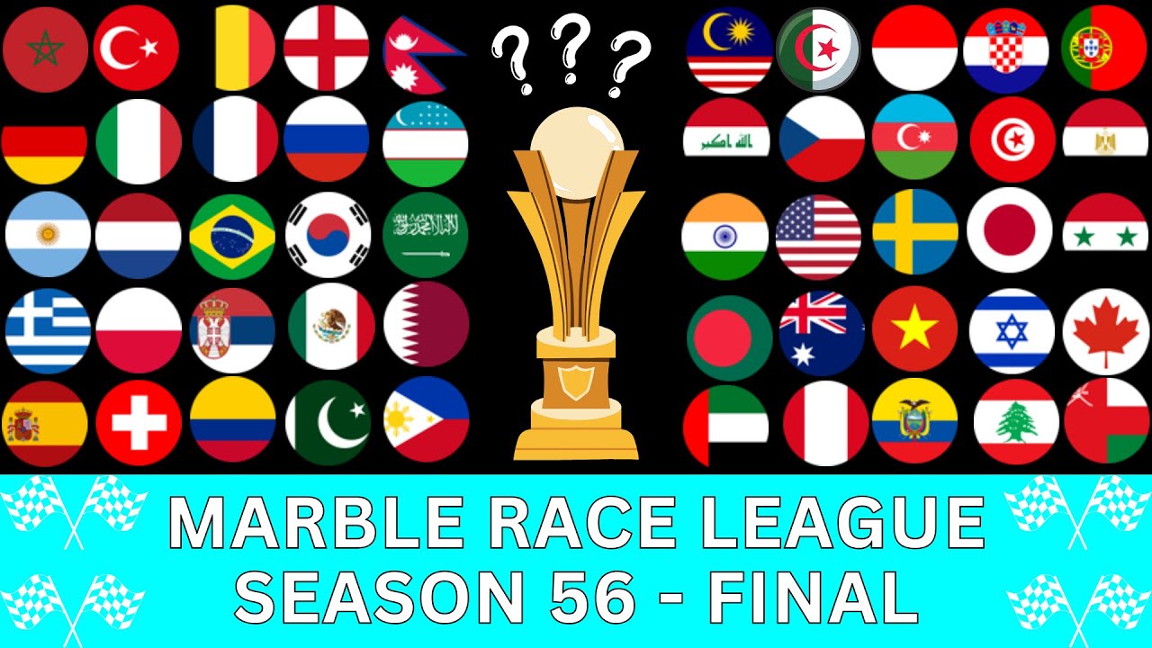 Marble Race League Season 56 Final Marble Race in Algodoo