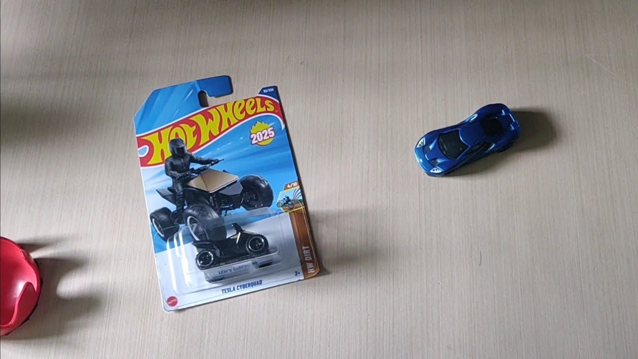 Tesla cyber squad | Unboxing Hot wheels | Comparing to Ford GT 