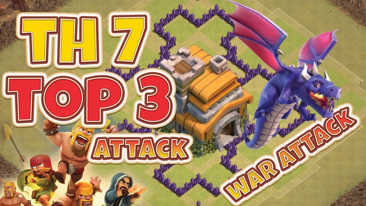 TOP 3 TH7 ATTACK STRATEGIES 2020!! Clash of Clans Best Town Hall 7 Attack Strategy [CoC]