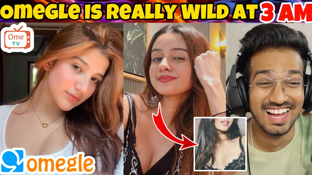 Omegle But She is feeling Hot🥵🔥 || Dark Side of Omegle at 3AM || OmeTV