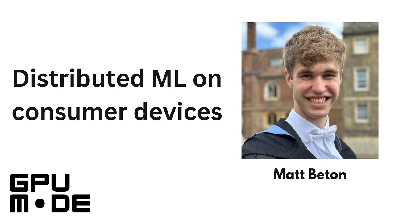 Distributed ML on consumer devices