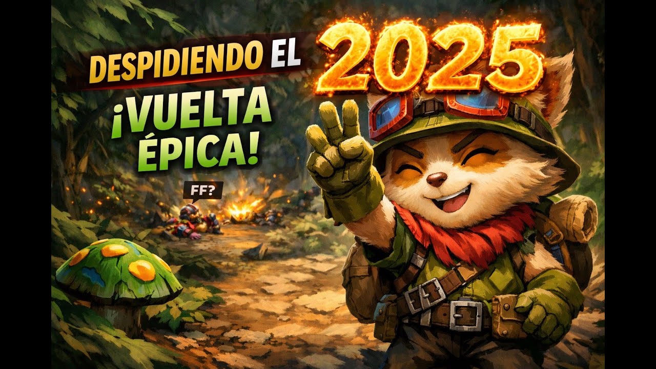 Mi última Partida del TEEMO JG RANKED 2025. Peleamos el COMEBACK y el tejón tiene huevos y cetas🍄‍🟫💥