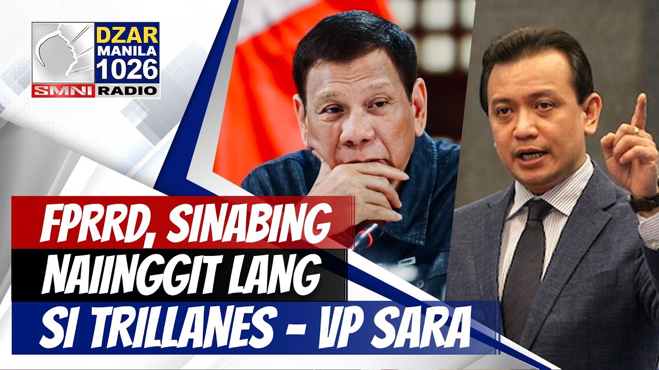 #SonshineNewsblast: FPPRD, sinabing naiinggit lamang si Sonny Trillanes — VP Sara