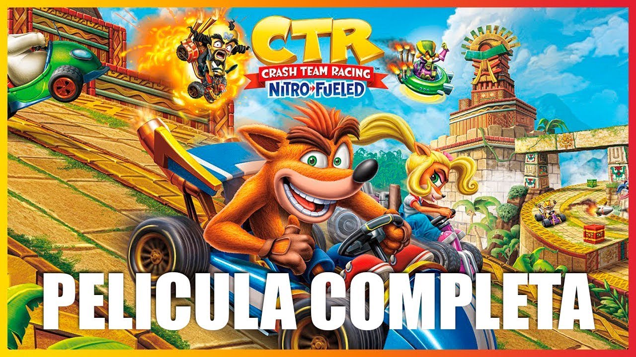 CRASH TEAM RACING NITRO FUELED Pelicula Completa en Español (Full Movie All Cutscenes)