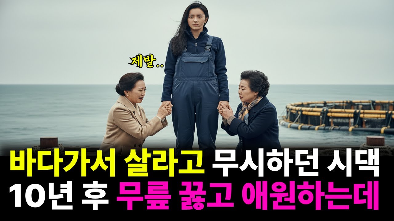 바다가서 살라고 무시하던 시댁 10년 후 무릎꿇고 애원하는데