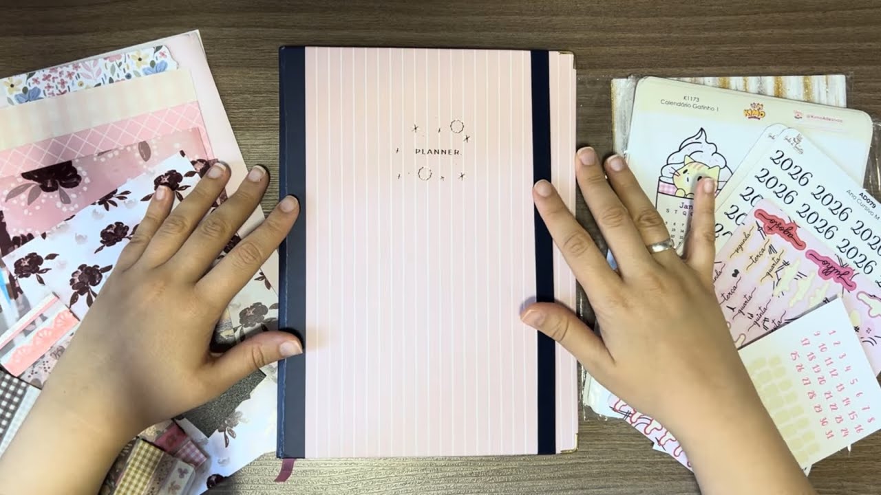 Set Up do meu Planner de 2026 | Decorando e organizando