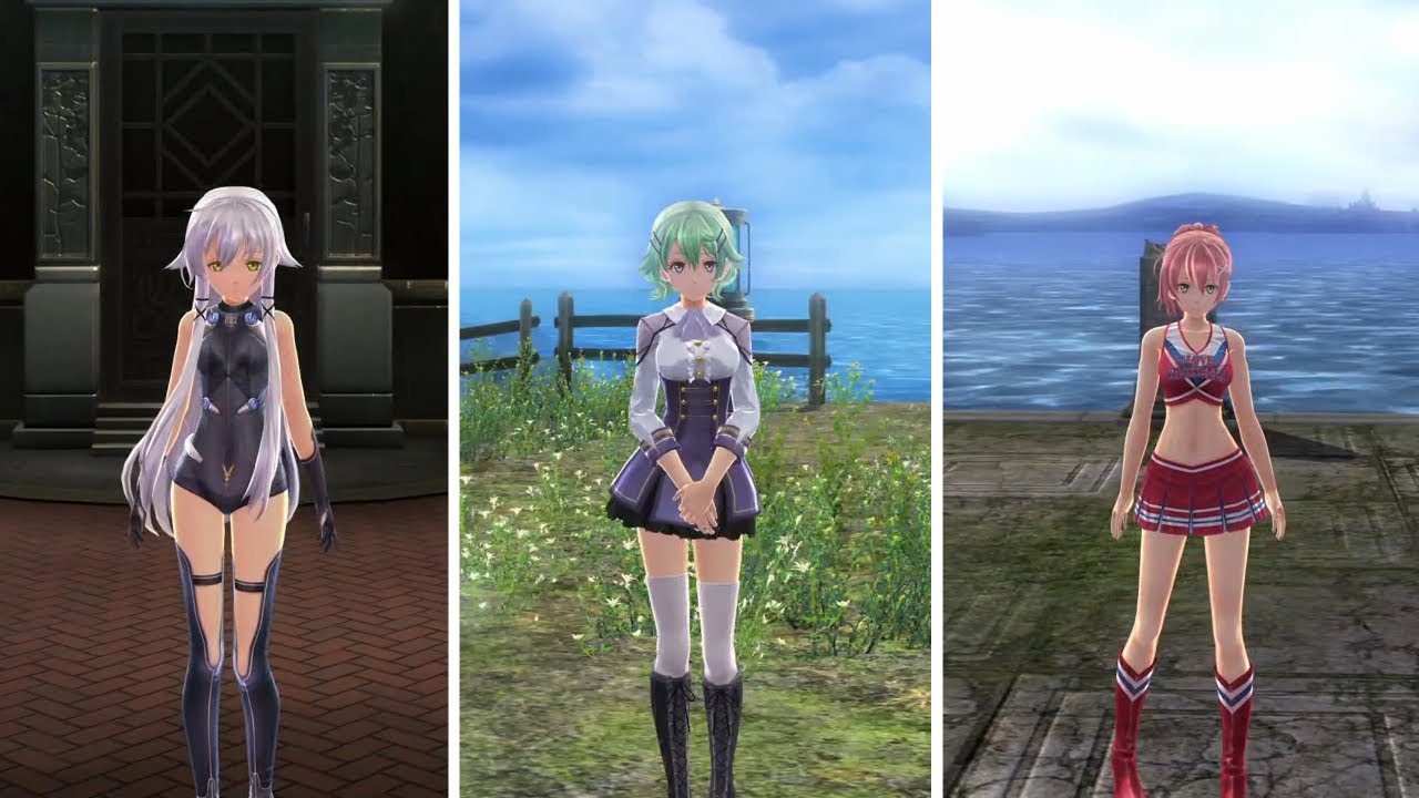 The Legend of Heroes: Trails of Cold Steel III - All Costumes Showcase +DLC (PS4)