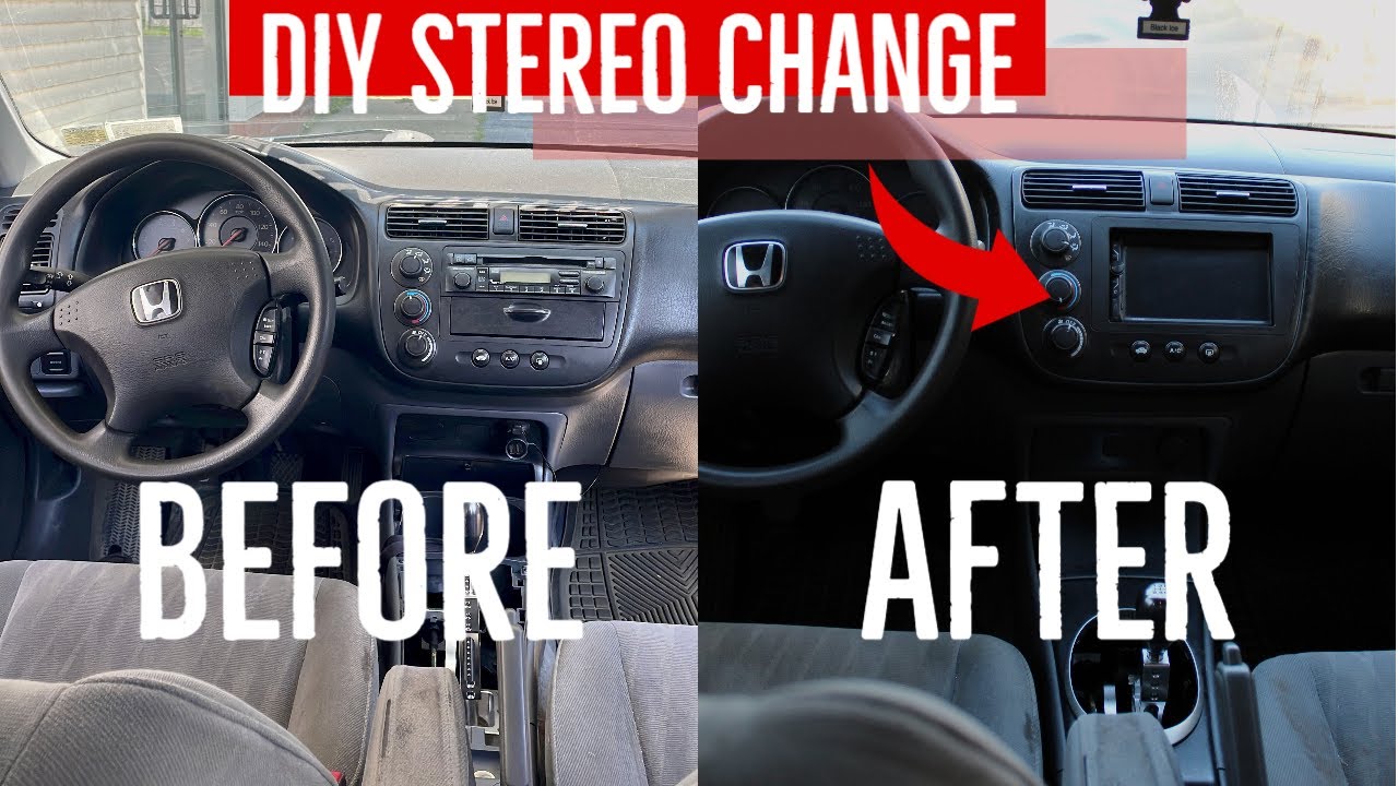 2005 honda civic aftermarket radio upgrade