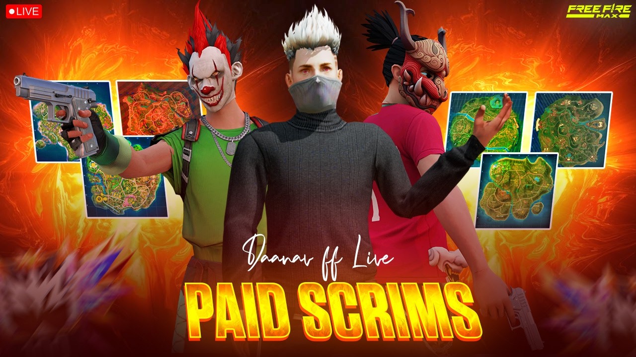 🛑 I'M BACKK? 💀🔥 CS PAID SCRIMS 📲 DAANAV FF LIVE - free fire live