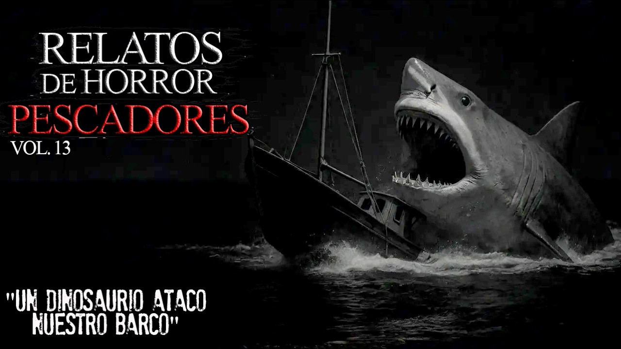 UN DINOSAURIO NOS ATACO EN EL MAR | RELATOS DE TERROR DE PESCADORES | VOL. 13