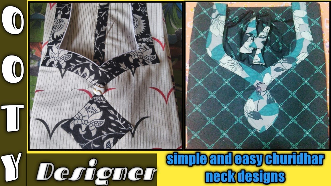Simple and easy Churidhar neck designs||Aasha prakash