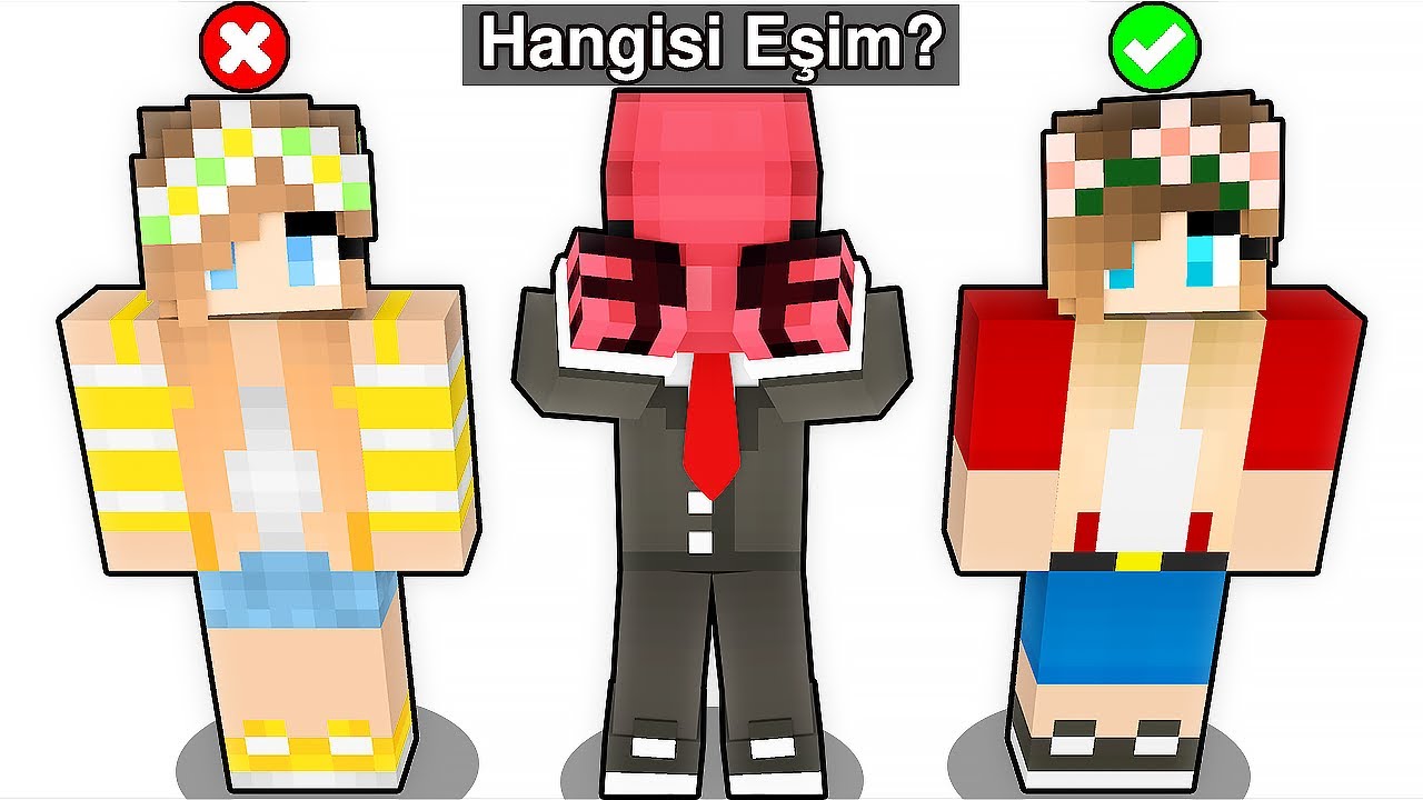 HANGİSİ GERÇEK EŞİM ❓ - Minecraft