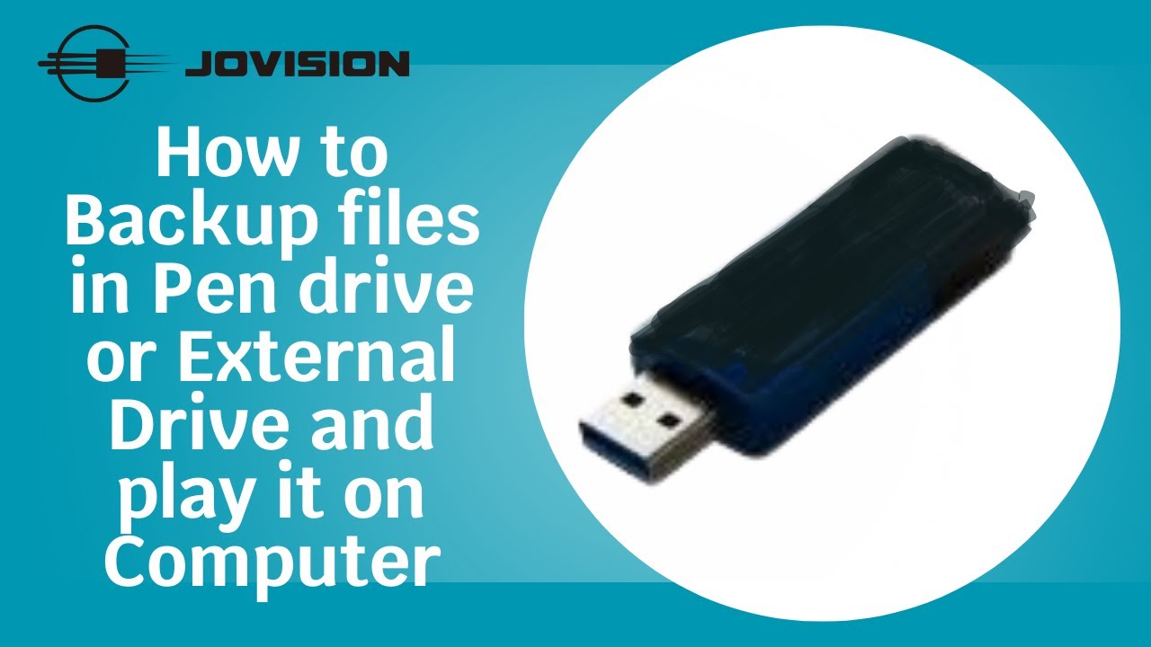How to backup videos or files from Jovision NVR in Pen drive or USB disk and play it on a computer.