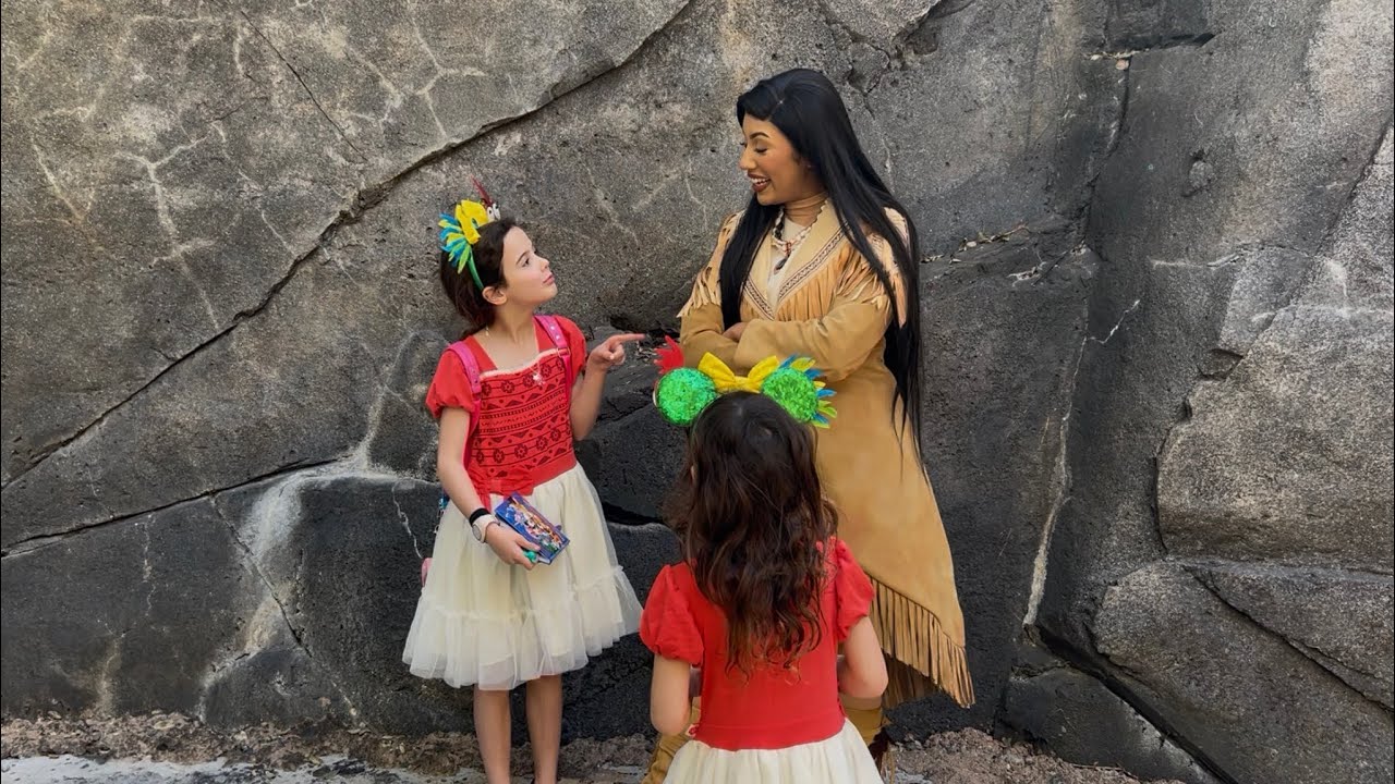 Встреча с Покахонтас в парке Disney’s Animal Kingdom в Walt Disney World! | Февраль 2026 года