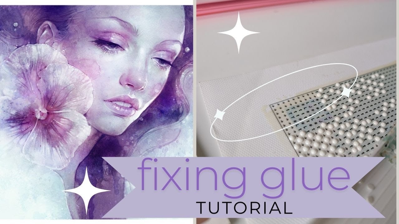 How To Fix Missing Glue Areas on Poured Glue Diamond Paintings + New Year New Start Update