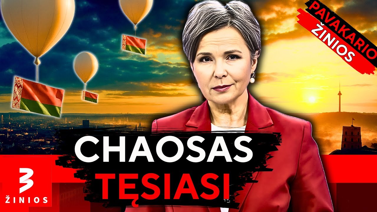 Perspėjimai nesuveikė: baltarusi&scaron;ki balionai toliau veržiasi į Lietuvą &bull; TV3 žinios
