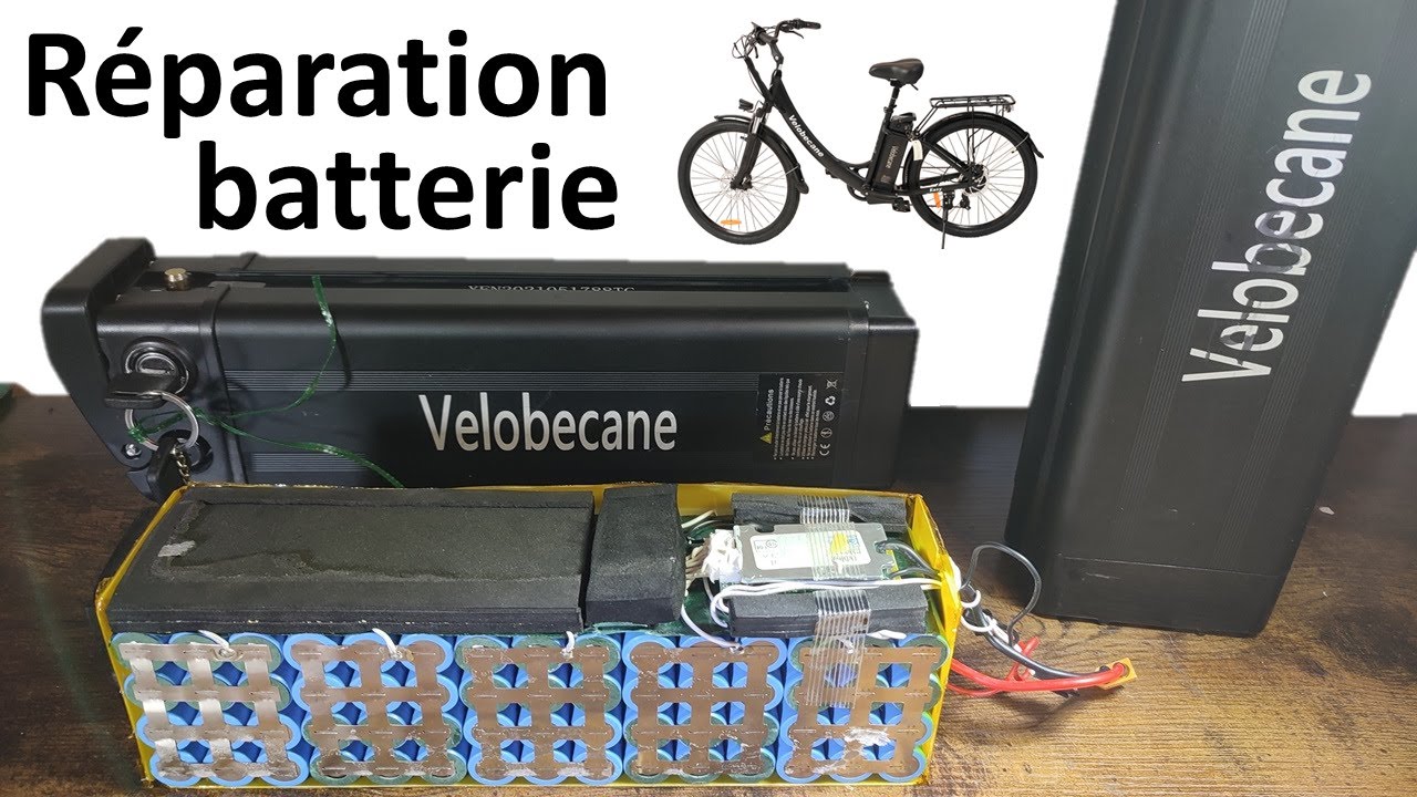 Réparer une batterie de vélo électrique - Vélobecane - une seconde vie à votre batterie !
