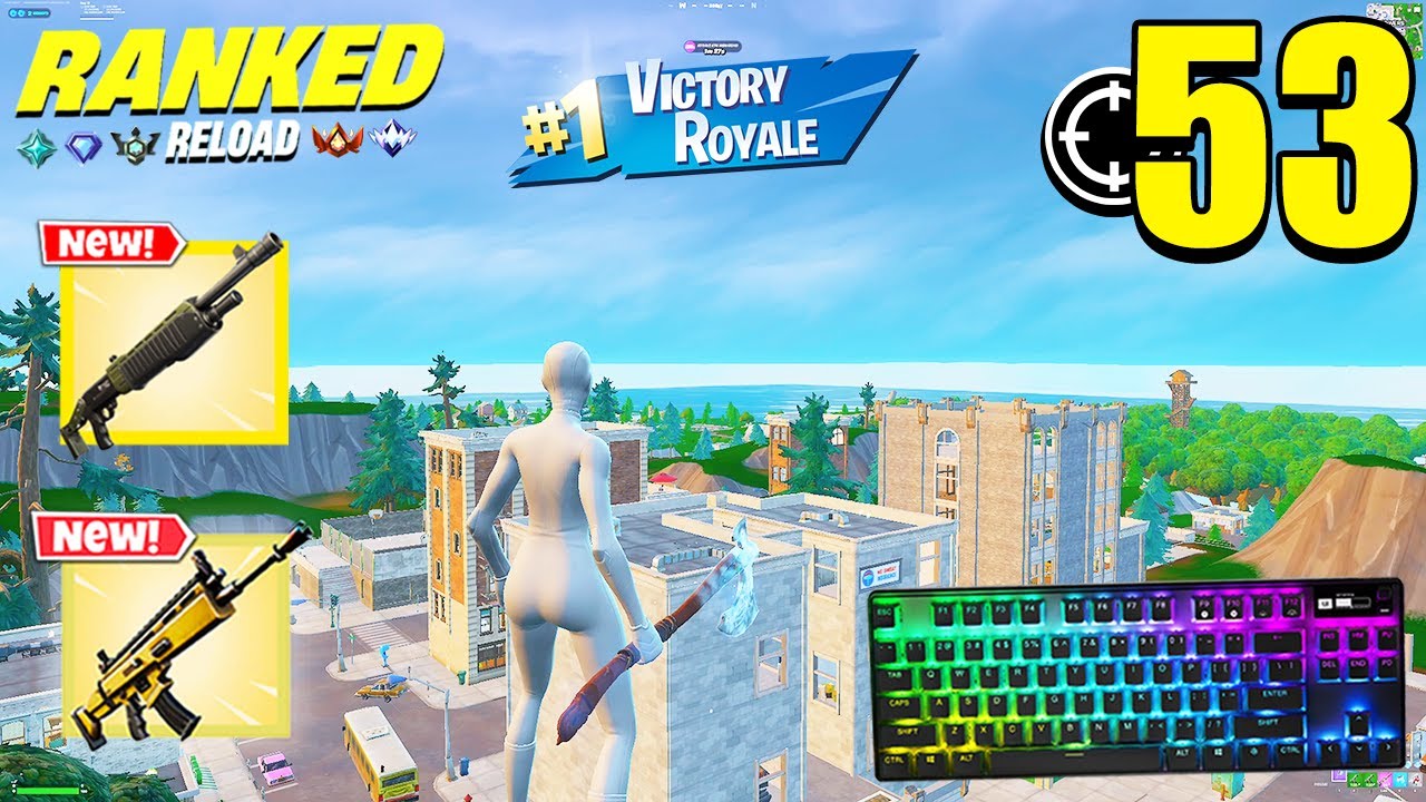 Apex Pro TKL Gen 3 ASMR 😴 Unreal Ranked Reload 🏆Satisfying Keyboard Fortnite 540 FPS 4K