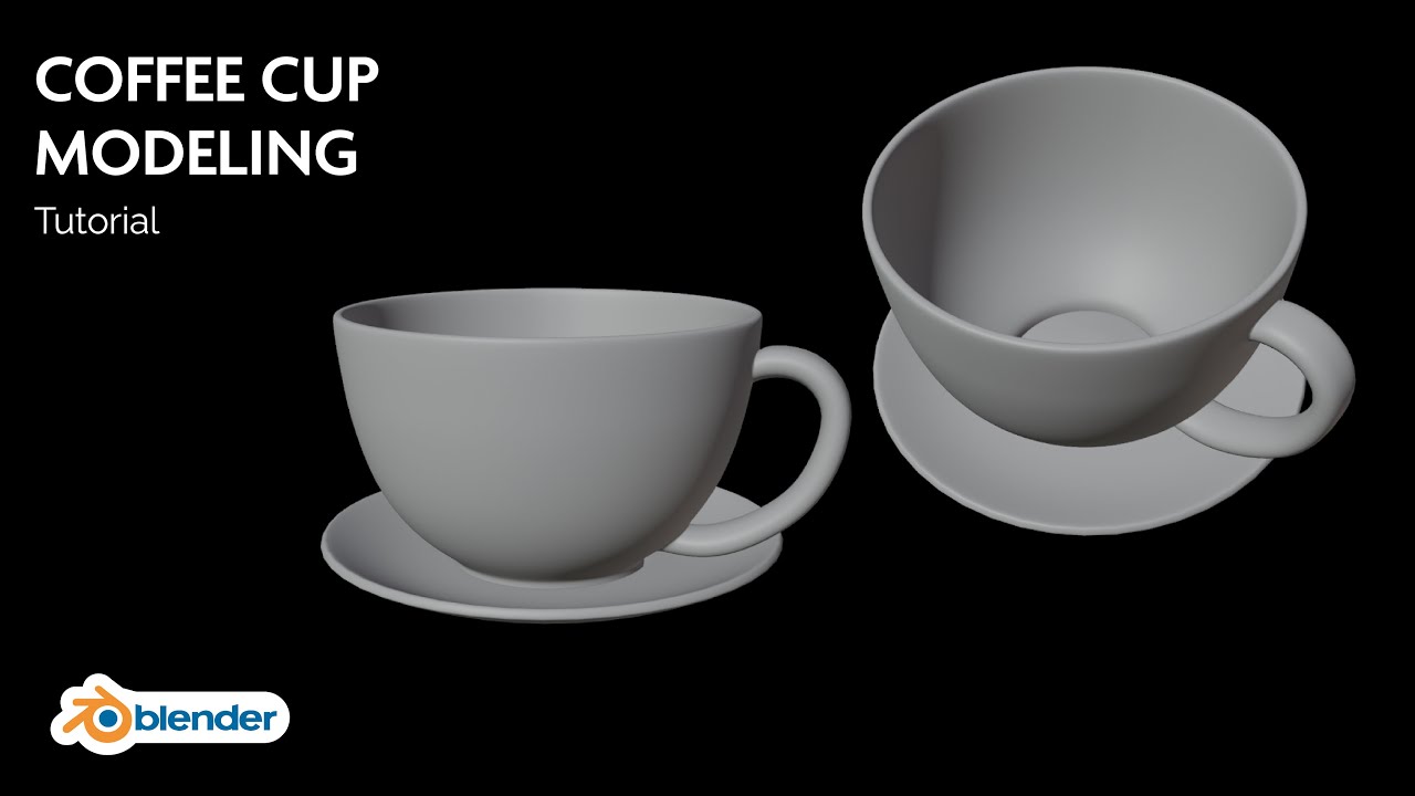 How to Model a Coffee Cup in Blender | Step-by-Step Tutorial (Part 1)