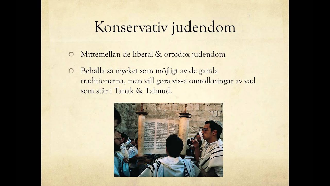 Judendom   Inriktningar & levnadsregler
