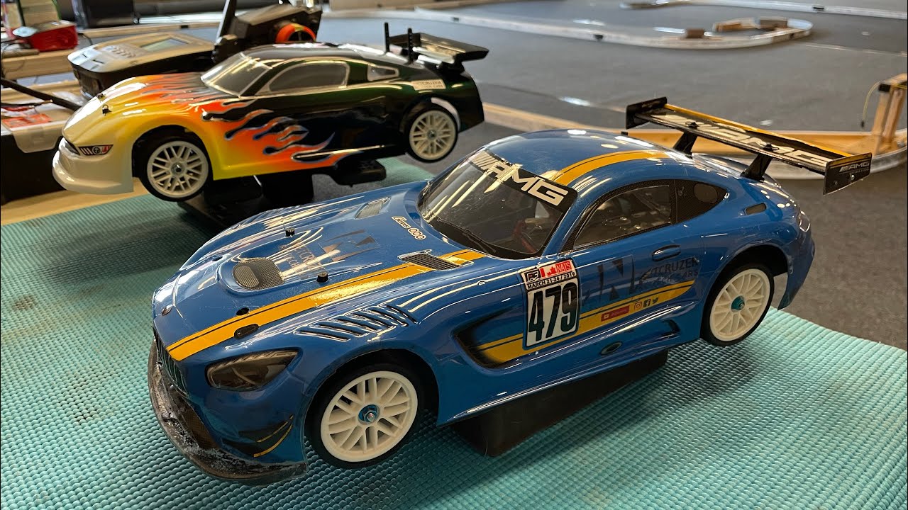 TTGT Spec Racing with my Tamiya TT01 AMG GT - Netcruzer RC