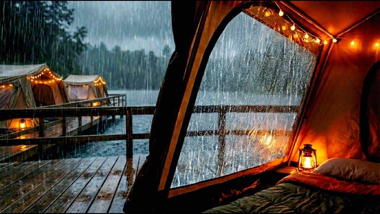 Rain Sounds for Sleep | Rain on Tent