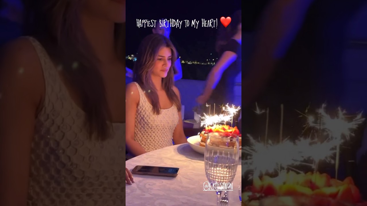 Nupur Sanon shares CUTE moment from sister Kriti Sanon birthday bash😍 