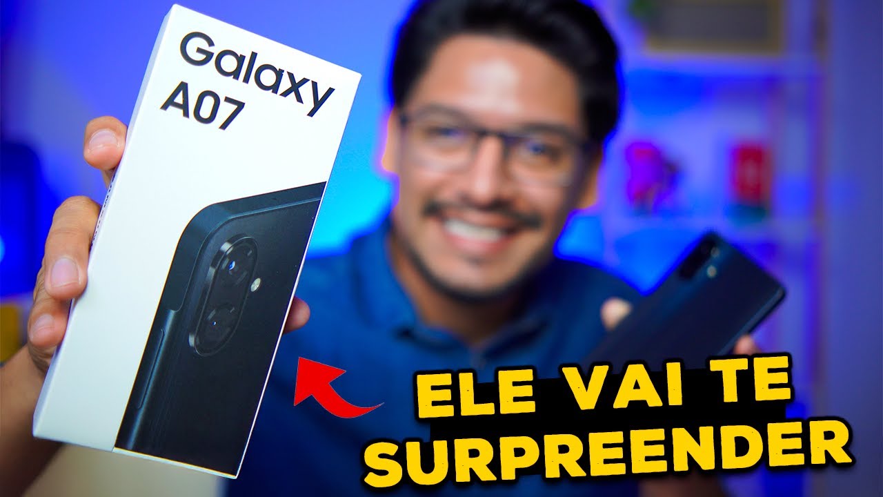 Galaxy A07 Review Completo: Ele Entrega Muito Mais do que Promete! - Unboxing e Impressões