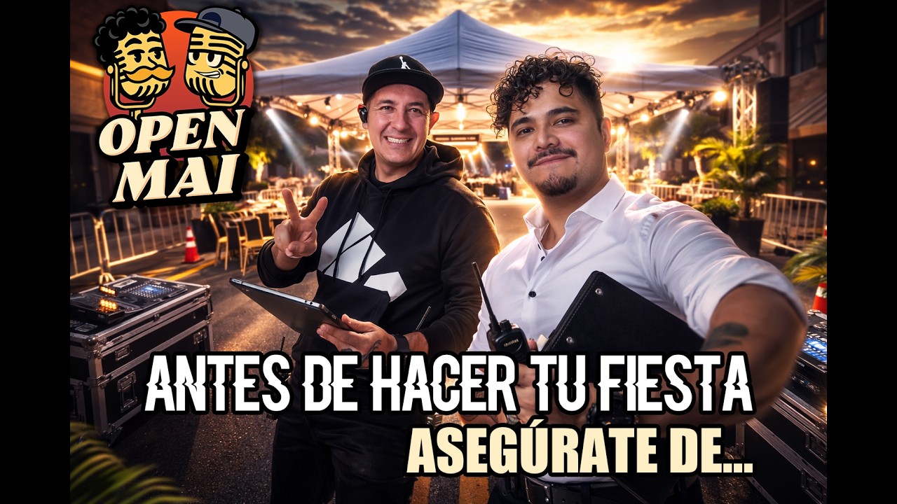 Antes de hacer tu fiesta asegúrate de…