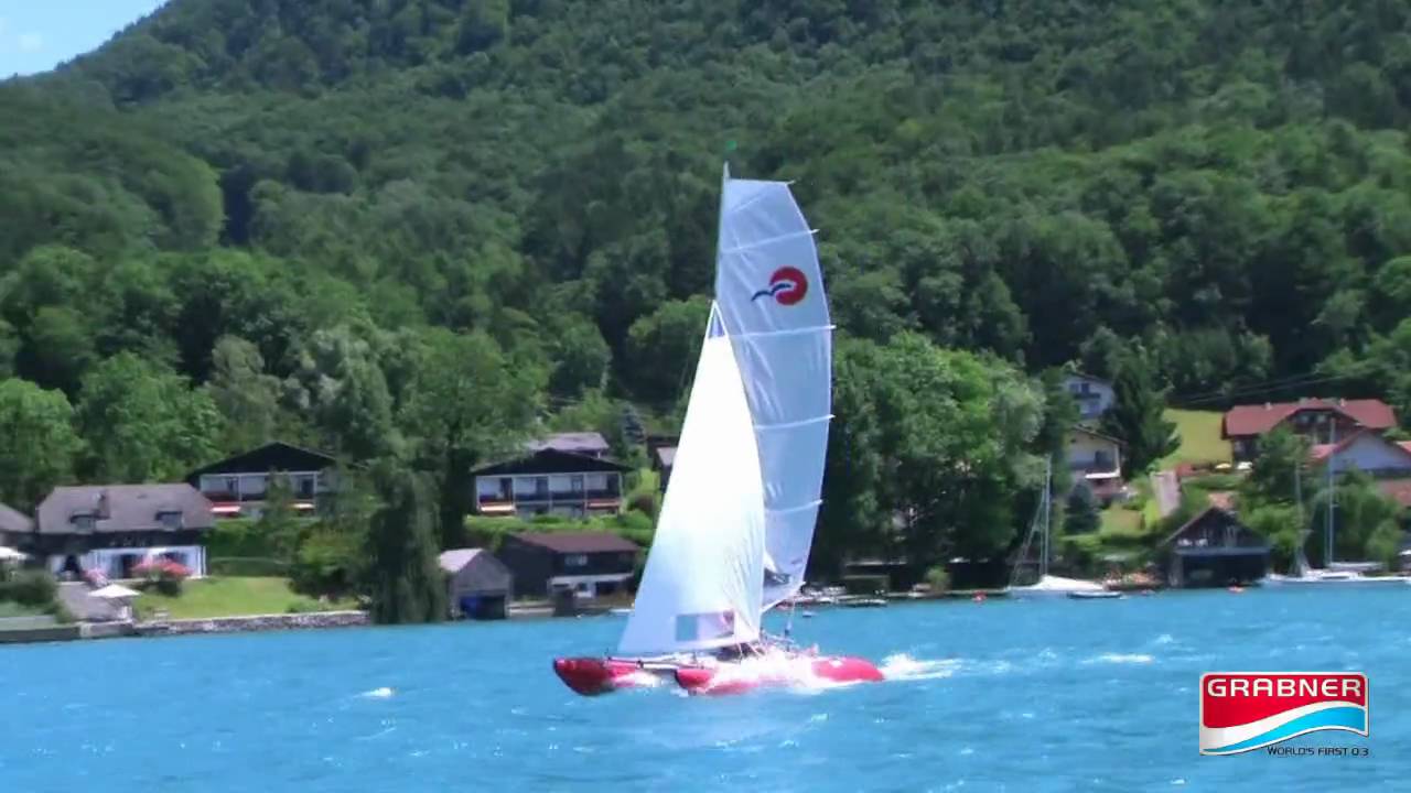 Aufblasbarer Segel-Katamaran, inflatable sailing-catamaran - Grabner - Happy Cat Racing