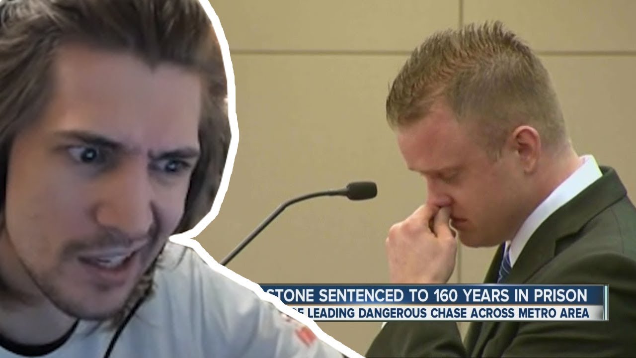 xQc reacts to Ryan Stone sentenced to 160 years in prison