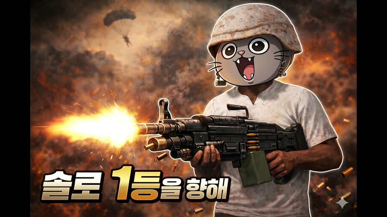 솔로 1등을 해보자 (배틀그라운드)