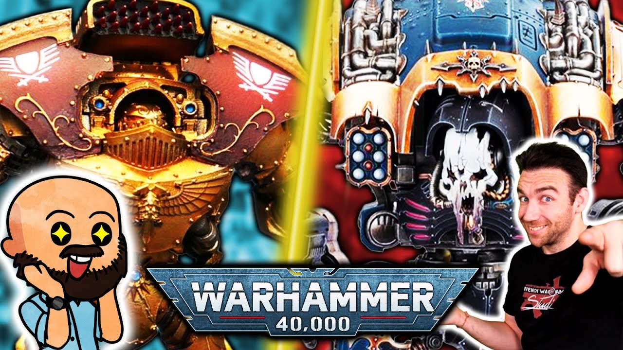 Warhammer 40.000 - Custodes VS Chaos Knight .FT @mangatrash