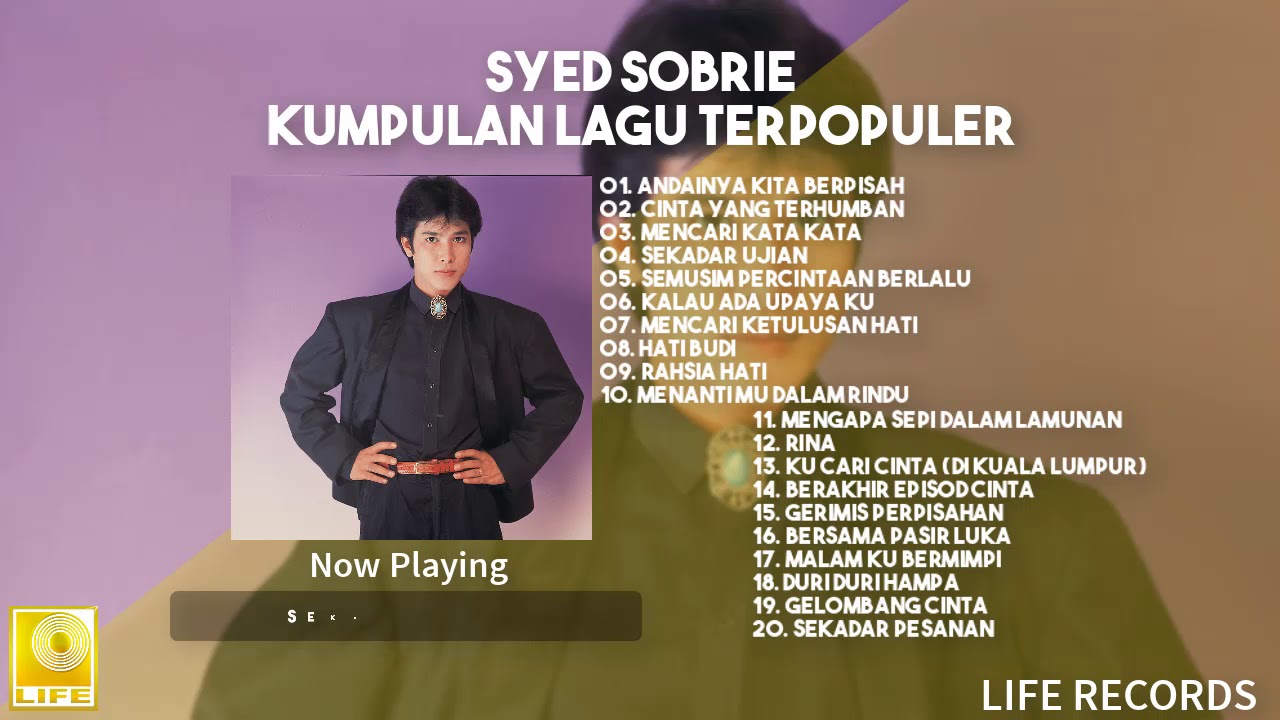 Syed Sobrie - Kumpulan Lagu Terpopuler