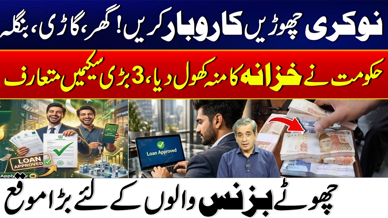 New Business Opportunity in Pakistan | 3 Government Loan Schemes Announced | 24 News HD