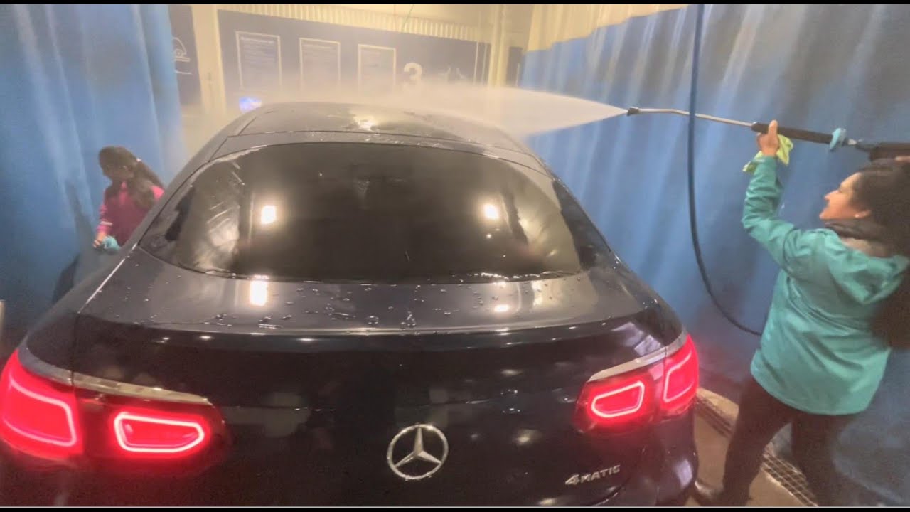 How We Wash Our Car In Sweden #mercedes #carwash #car