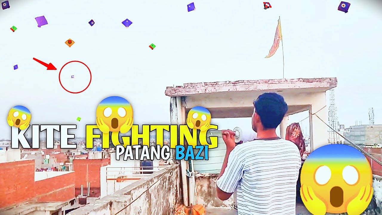 kite fighting patang bazi| kite flying||kite lover vlog||😃