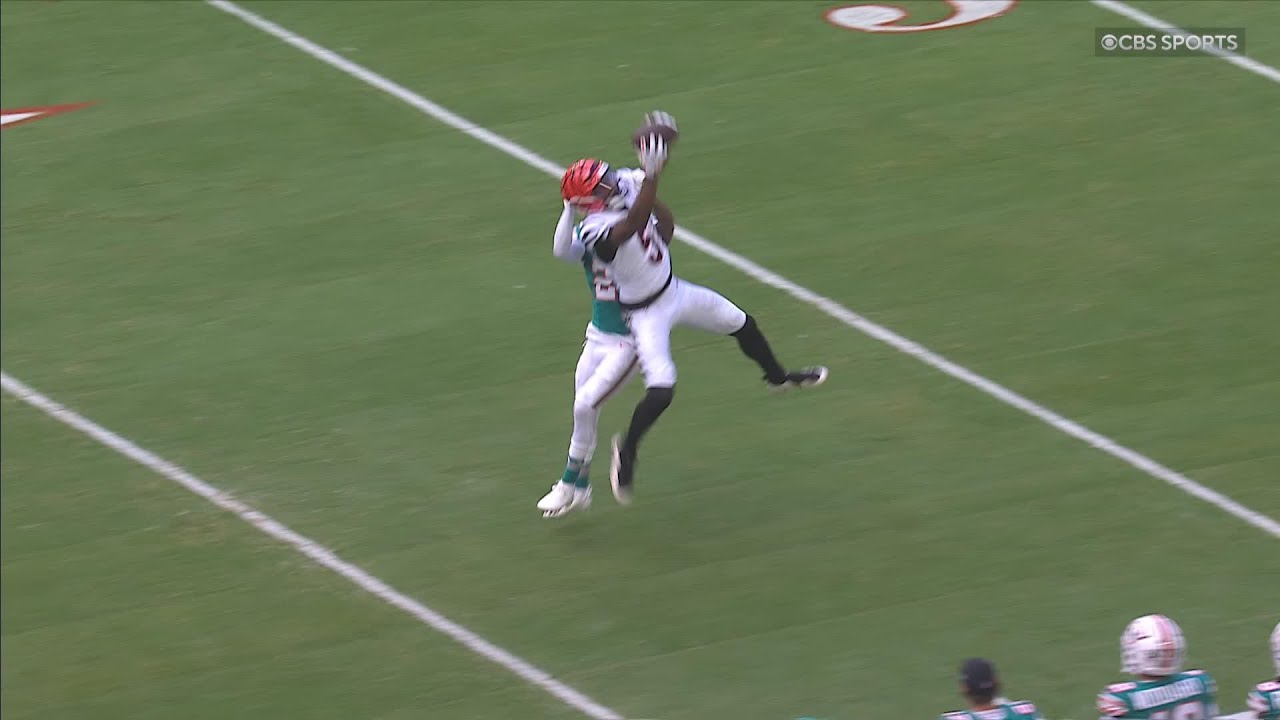 Tee Higgins Mossing Defenders