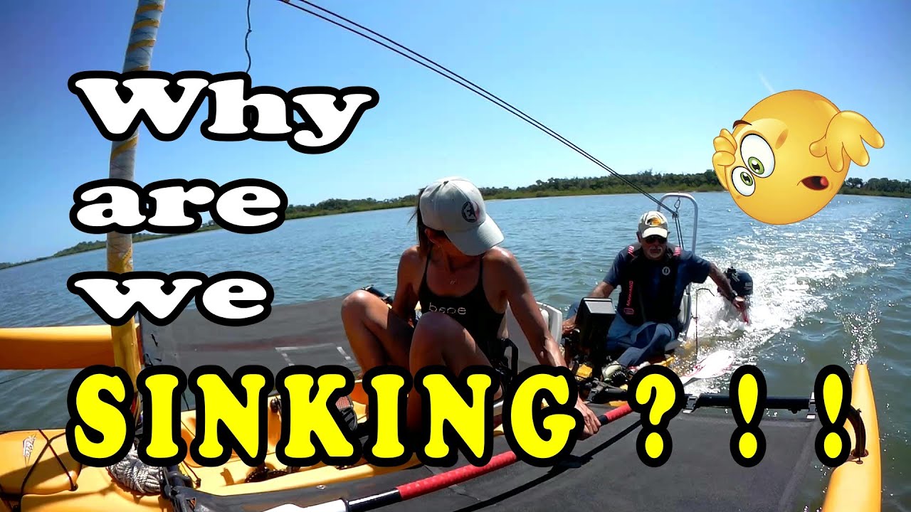 Why are we SINKING ?!! ( Hobie Tandem Island ) - Florida Fish Hunter