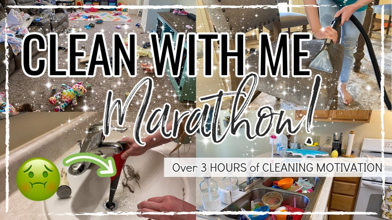 MARATHON CLEAN 2020 [ SUMMER] | OVER 3 HOURS OF DEEP CLEANING MOTIVATION | 3HRS OF CLEANING MUSIC